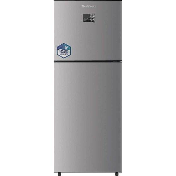 Unionaire Defrost Refrigerator, 310 Liters, Stainless Steel - D320BS2CDS