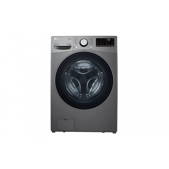 LG Front Load Automatic Washing Machine With Dryer, 15 KG, Inverter Motor, Silver- F0L9DGP2S