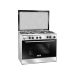 Unionaire Eco Gas Cooker, 5 Burners, Silver and Black - C69SSAC-447-F-ECO2WAl
