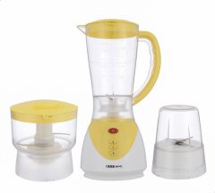 Black And White Countertop Blender with Attachments, 1.5 Liters, 500W, Yellow - BL5200