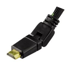 2B HDMI Cable, 1.8 Meters, 360 Rotate, Black - CV895