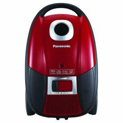 Panasonic Deluxe Bagged Vacuum Cleaner, 2300 Watt, Red and Black - MCCG717