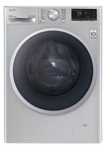 LG Vivace Front Load Automatic Washing Machine, 8 KG, Inverter Motor Silver- F4R5TYGSL