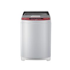 Castle Top Load Automatic Washing Machine, 12KG, Silver and Red - WMF1612