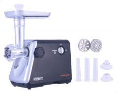 S Smart Meat Grinder, 1000 Watt, Black and Silver - SMG2500B