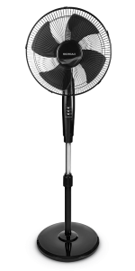 Sonai Stand Fan with Remote Control, 18 Inch, Black - MAR-1840