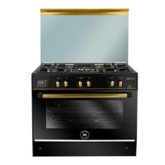 Unionaire Orro Smart Gas Cooker, 5 Burners, Stainless Steel - C6090EBGC511-IDSF-ORO-S2WAl