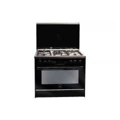 Unionaire Icook Control Gas Cooker, 5 Burners, Stainless Steel and Black - C69SS-GC-511-ICS2F-IS-2W-AL