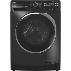 Zanussi Steammax Washing Machine, 8 Kg, Black - ZWF8221BL7