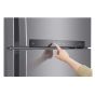 LG No Frost Refrigerator with Inverter Motor, 506 Liters, Silver - GN-H722HLHU