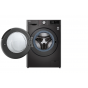 LG Vivace Front Load Automatic Washing Machine With Dryer, 10.5 KG, Black Steel- F4V9RCP2E